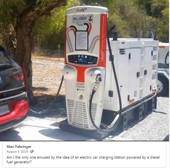 deisel electric car generator